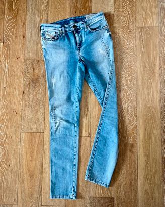 Jeans DIESEL SKINZEE da donna W30 L30 vita media