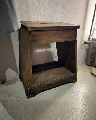 Sgabello legno