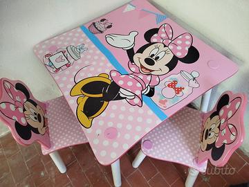 Tavolo e 2 sedie Disney Minnie 
