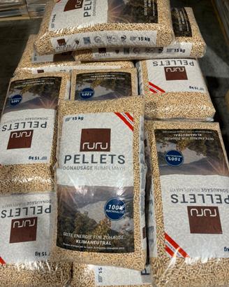 Pellet RURU ENplus A1 Austiaco saccho 15kg bancale