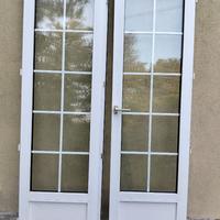 porta finestra in PVC bianco