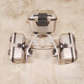 TRIS VALIGIE + TELAIETTI 56LT + 36LT (X 2) HONDA X