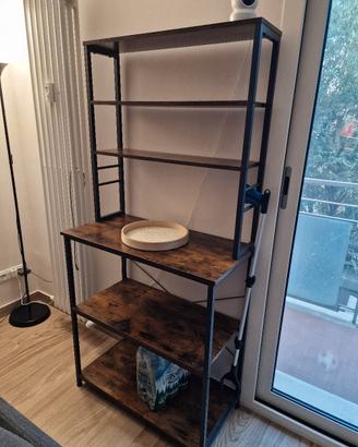 VASAGLE Scaffale Mobile Cucina 6 ripiani 