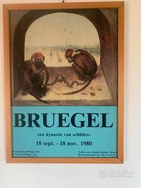 Poster originale 1980 Bruxelles (Bruegel )