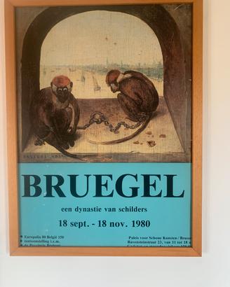 Poster originale 1980 Bruxelles (Bruegel )