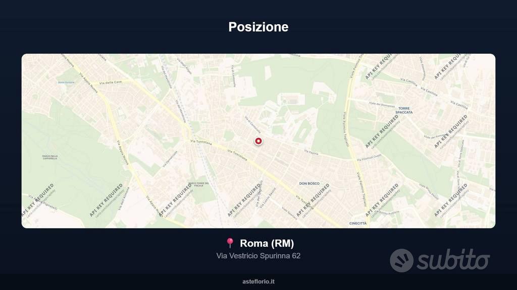 Immobile in asta di 10 m² a Roma - Altro