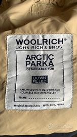 Woolrich arctic parka uomo taglia S nero