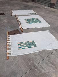 tende con bastone in canna di bambu