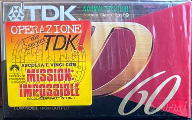 Lotto 5 audiocassette nuove in imballo originale