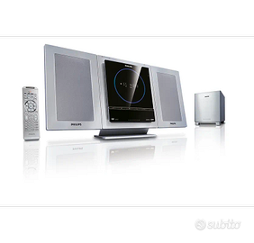 Stereo mini hi-fi + lettore CD/DVD Philips-NUOVO