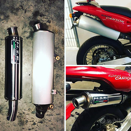 SCARICO OMOLOGATO MSR CAGIVA GRAN CANYON ACCIAIO I