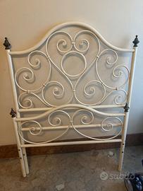 Testiera e pediera letto singolo