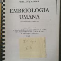 EMBRIOLOGIA umana (LARSEN), come NUOVO