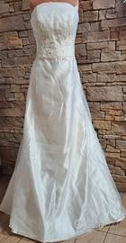 Abito da sposa senza spalline TG dal 40/42