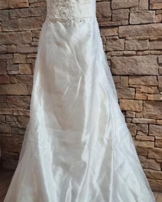 Abito da sposa senza spalline TG dal 40/42