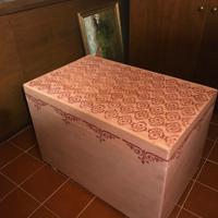 Baule decorato