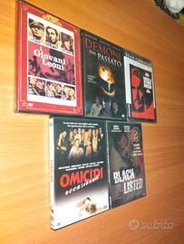 dvd poliziesco, thriller,horror