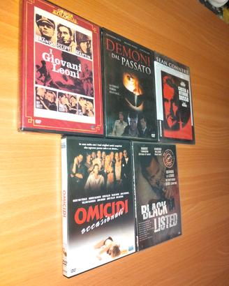 dvd poliziesco, thriller,horror