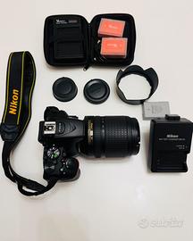 Nikon D5600 + obiettivo 18-140 mm VR