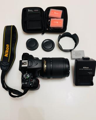 Nikon D5600 + obiettivo 18-140 mm VR