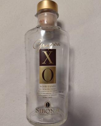 bottiglia vuota grappa xo