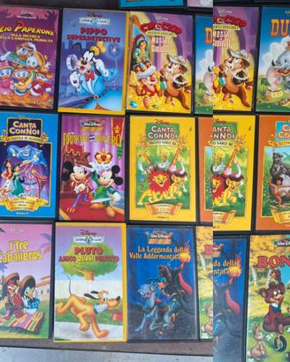 Lotto Videocassette originali Walt Disney