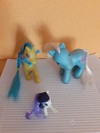 Lotto 3 My Little Pony Vintage Hasbro – Pony Azzur