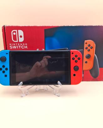 Nintendo Switch V2 Neon Blu/Rosso Buone Condizioni