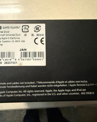 iPod Universal Dock Apple originale (2005)