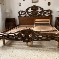Letto artigianale vintage