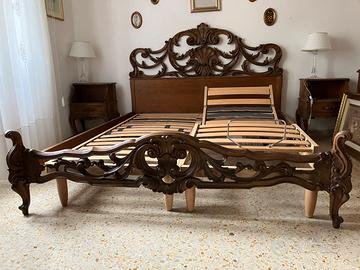 Letto artigianale vintage