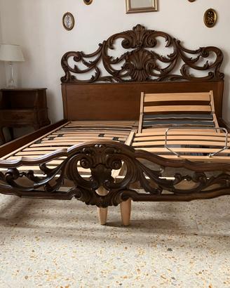 Letto artigianale vintage