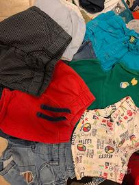 Lotto 50 pezzi abbigliamento estivo 12-18 mesi