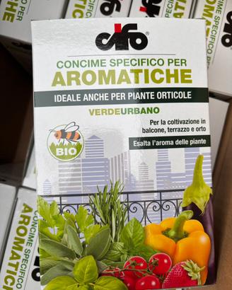 Concime bio aromatiche e orto