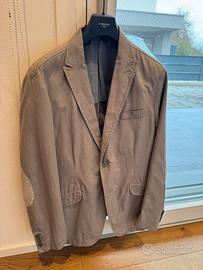 Giacca cotone/lino grigio chiaro.