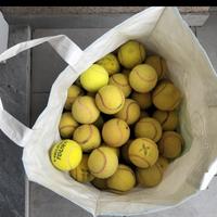 palline da tennis usate