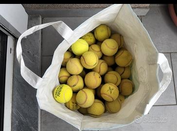 palline da tennis usate