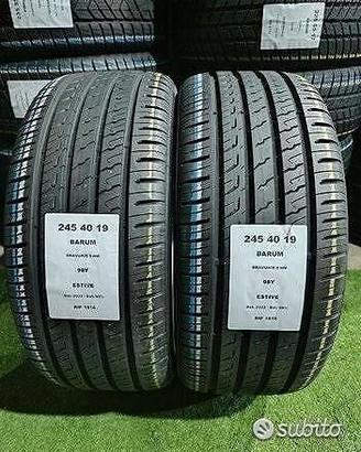2 gomme 245 40 19 BARUM RIF1816