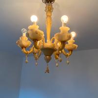 Lampadario in vetro di Murano anni ‘50/‘60