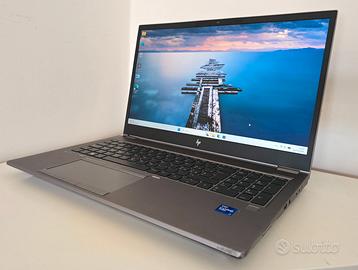 HP ZBook Fury 15,6 G8..i7-11850H..SSD 512..RAM 32.