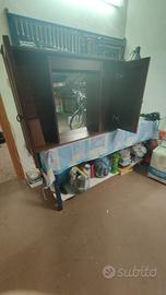 specchiera bagno in arte povera 