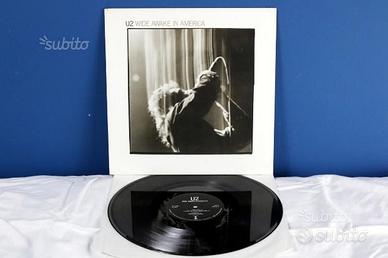 U2 WIDE AWAKE IN AMERICA LP Vinile 1985 USA RaRo