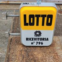 Insegna bifacciale a bandiera LOTTO 