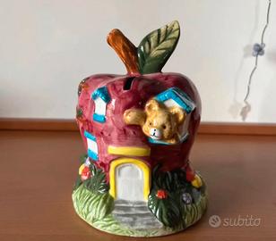 Salvadanaio in ceramica Mascia e Orso