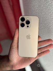 Iphone 16 pro 128 giga color sabbia