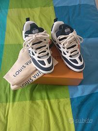 Louis Vuitton skate blu e bianche 