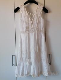 Abito Donna Patrizia Pepe. Bianco. Tg.40/S. 