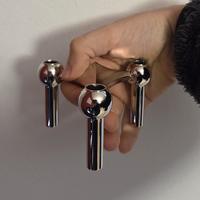 Candelabro Stoff Nagel in metallo - finitura cromo