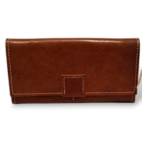 portafoglio vintage Vera pelle di capra per donna