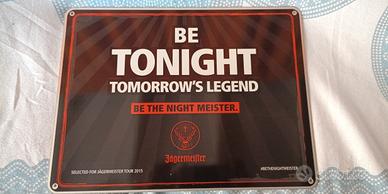 insegna in metallo Jagermeister 
